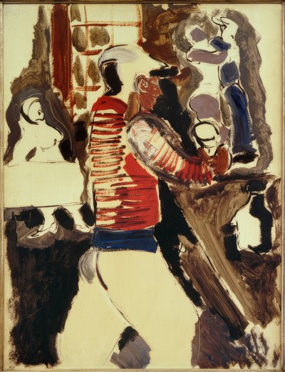 Jockey in einer Bar von Helmut Kolle